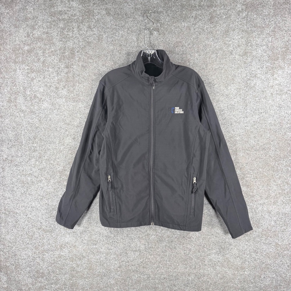 Coal Harbour Men's S Black Softshell Full Zip Food Process Solutions Logo Jacket